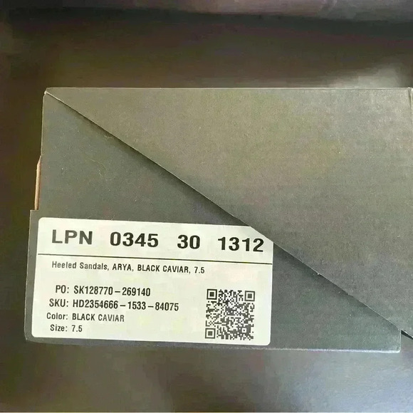 NWT JustFab Arya Mule Heeled Sandal 7.5 - Picture 8 of 8